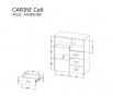 Systém "CARINI" CA6 - Farba: dub nash
