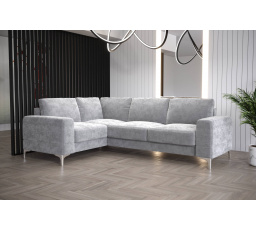 Rohová sedacia súprava ARIA II 250x185 - sivá, ľavá