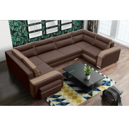 Rohová sedacia súprava v tvare U Združenie left Inari 27/23