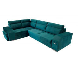 Rohová sedacia súprava Alvin L Monolith 37 zelená