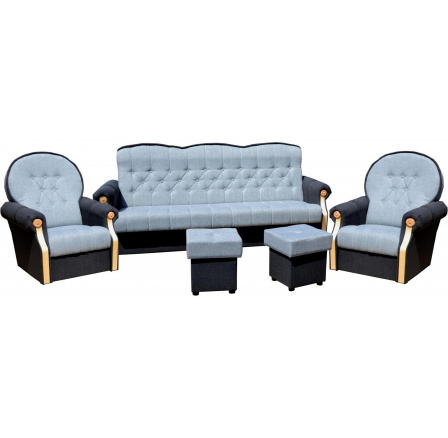 Sedacia súprava Petra 3F+1+1+2T sivá