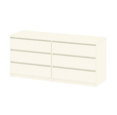 Komoda SIMPLICITY 296, Biely woodgrain