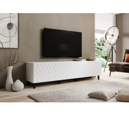 TV komoda ASTI, Biela matná/biela matná