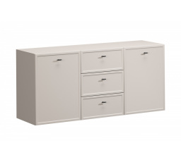 LORINI KOMODA 150 2D3SZ - kašmír / čierna T-bar / závesná