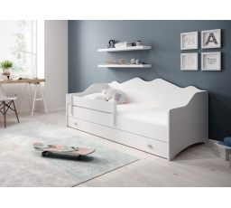 Posteľ s matracom EMKA Gray, White 160x80 White
