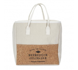 Taška na obed Refreshing Cork 8l béžová