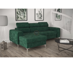 Rohová sedacia súprava ORION MINI s funkciou spania 255x165 cm - zelená, ľavá