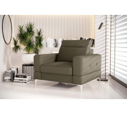 Kreslo MALIBU 104 cm prírodná koža - prírodná koža - voliteľná farba