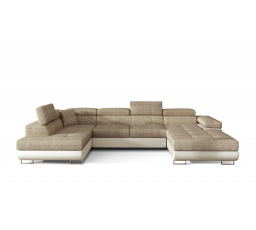 Rohová sedacia súprava v tvare U RODRIGO, ľavá, Berlin 03/Soft 33