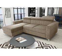 Rohová sedacia súprava Mildred L svetlo hnedá
