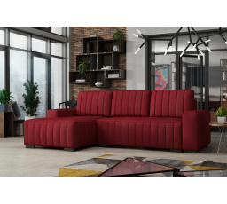 Rohová sedacia súprava Hakim L - falcone35/červená