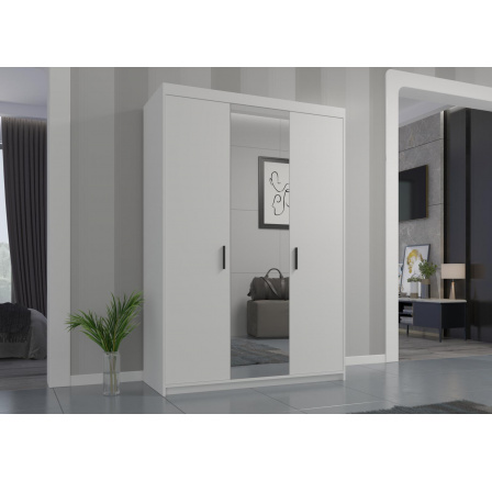 Šatní skriňa ENJA 3D, Biela