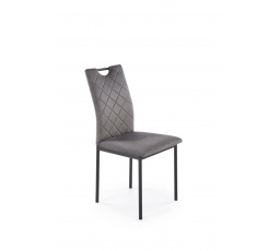 Jedálenská stolička K577, sivá / čierna