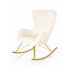 Hojdacie kreslo LIBERTO, krémové