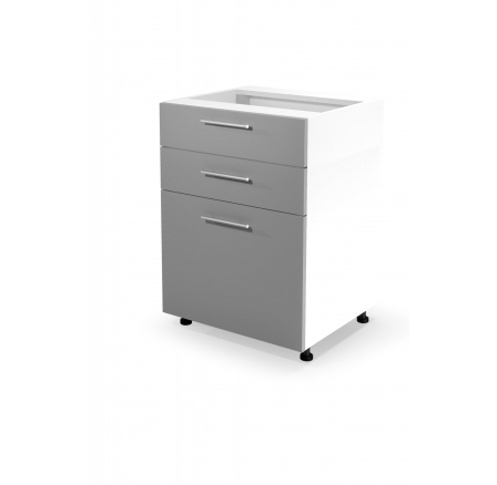 Dolná skrinka VENTO D3S-60/82, svetlosivá