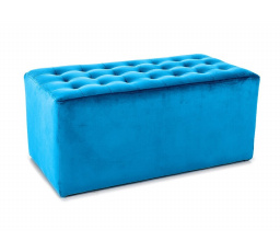 POUFFE LORI 2 VELVET TYRKYSOVÁ BLUVEL 85