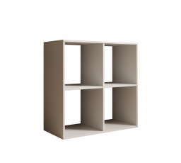 Regál Lenti 2x2 Biela+Biela