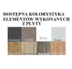 Trojposchodová posteľ ETAPO 180x80 Sivá+Sivá