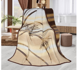 Deka Karmela jednolôžko 150x200cm papraď béžová