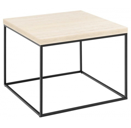 Stolík Barossa 60x60cm béžový travertín