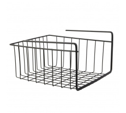 Závesný kôš pod policu S čierny