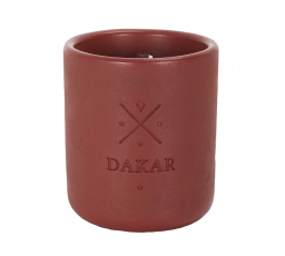Sviečka Earth Dakar terakota