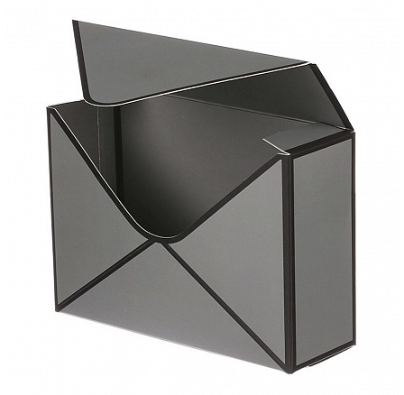 Flower box papírový - styl obálky, barva šedá Flower box papírový - styl obálky, barva šedá