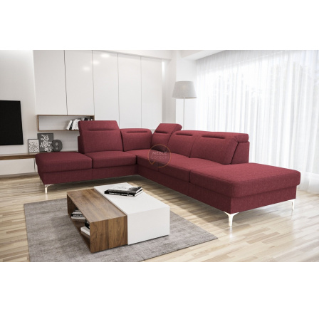Rohová sedacia súprava OSLO 295x220červená, ľavá Rohová sedacia súprava OSLO 295x220červená, ľavá