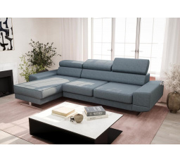 Rohová sedacia súprava MILANO MINI 270 cm - svetlomodrá, ľavá
