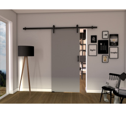 Posuvné dvere LOFT A80, sivá/čierna