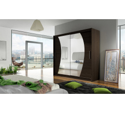 Šatní skriňa BERGER IX, Choco