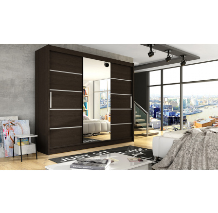 Šatní skriňa ASTANA VI, Choco