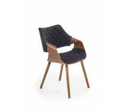 Jedálenská stolička K396, orechová / čierna