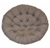 Polster deluxe na kreslo papasan 110 cm - sivý melír