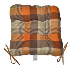 Sedák UNI motív UNIKO oranžová kocka