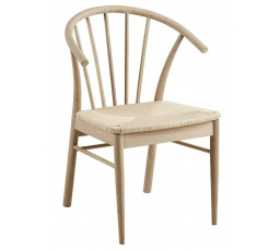 Kreslo s podrúčkami Cassandra prírodné