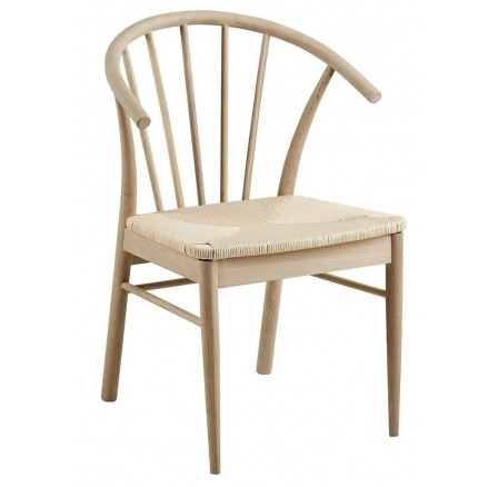 Kreslo s podrúčkami Cassandra prírodné