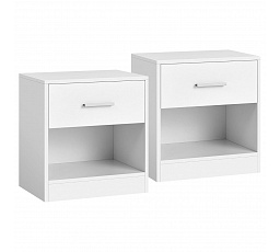 Odkládací stolek 39x28x41cm, mdf ANT-E1081 WT