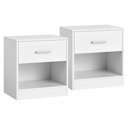 Odkládací stolek 39x28x41cm, mdf ANT-E1081 WT