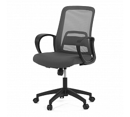 Kancelářská židle, houpací mechanismus, šedá síťovina, KA-S3015 GREY