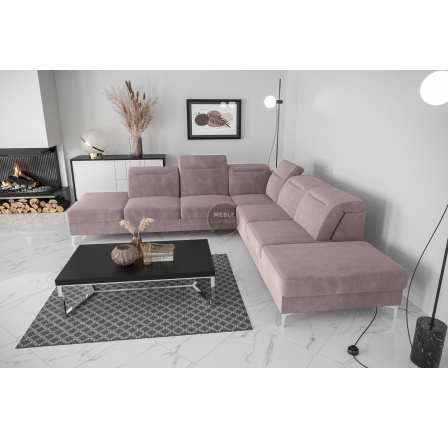 Rohová sedacia súprava OSLO MAX 295x295 - pravá, odtiene fialovej Rohová sedacia súprava OSLO MAX 295x295 - pravá, odtiene fialovej