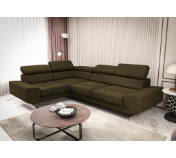 Rohová sedacia súprava MILANO II - starozelená, ľavá