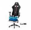 Látkové kreslo Player 2.0 Small Bielo-čierne