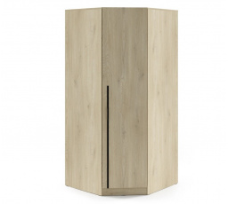 Skriňa rohová BRAGA 4 Sivá s kovovým madlom