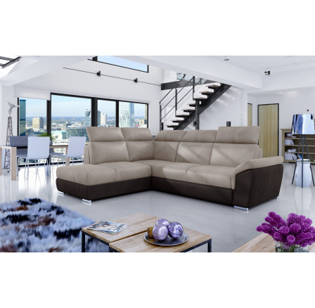 Rohová sedacia súprava LORETO, Monolit 09/Monolit 29, ľavá