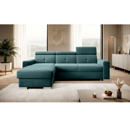 Rohová sedacia súprava FRESIA, Velvetmat 38 Ľavá