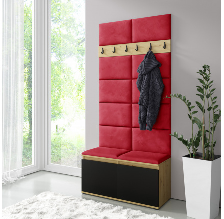 Predsieňová stena EMI 1, Trinity 09/Artisan + čierna