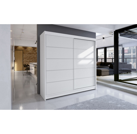 Šatní skriňa TAISA IV 180, Biela