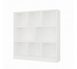 Regál Finley 8P, biela