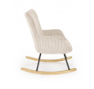 Hojdacie kreslo BELMIRO, Krémová